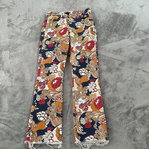 Mother Jeans The Hustler Ankle Fray 28 Flowers In Her Hair Boho Festival